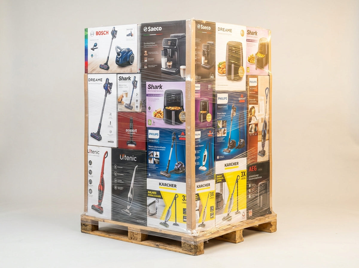 Paleta hurtowa AGD — Bosch, Saeco, DREAME, Shark, Philips, BISSELL, Ultenic, Karcher, kalado, AEG