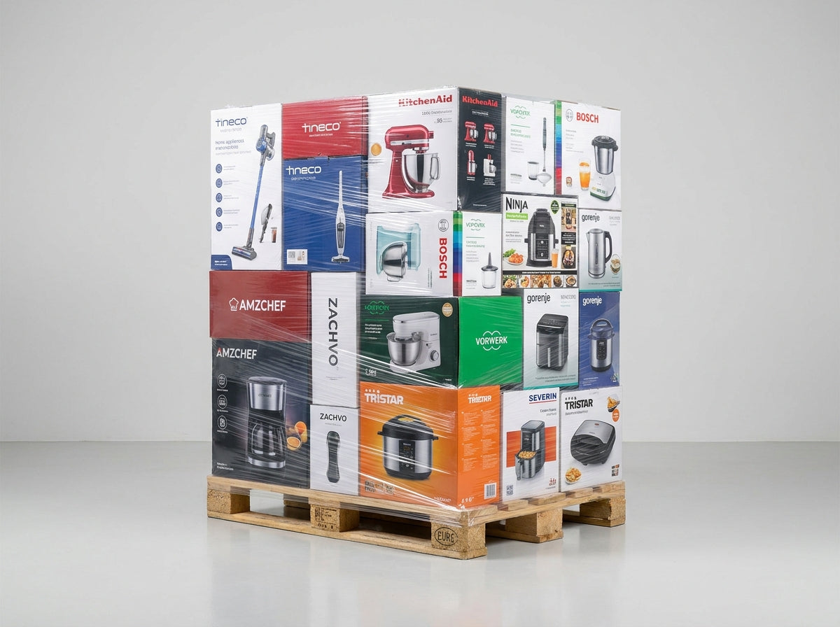 Paleta hurtowa AGD — Tineco, KitchenAid, Bosch, Vorwerk, Ninja, Gorenje, AMZCHEF, ZACHVO, Severin, Tr