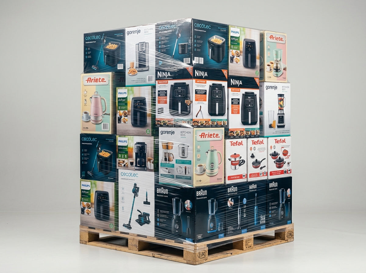 Paleta hurtowa AGD — Cecotec, Philips, Ninja, Gorenje, Ariete, Tefal, Braun