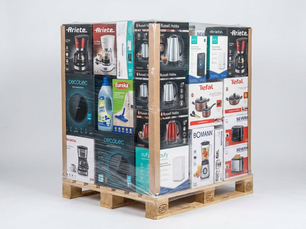 Paleta hurtowa AGD — Ariete, Cecotec, Eureka, Russell Hobbs, Eufy, Tefal, Bomann, Severin Main image