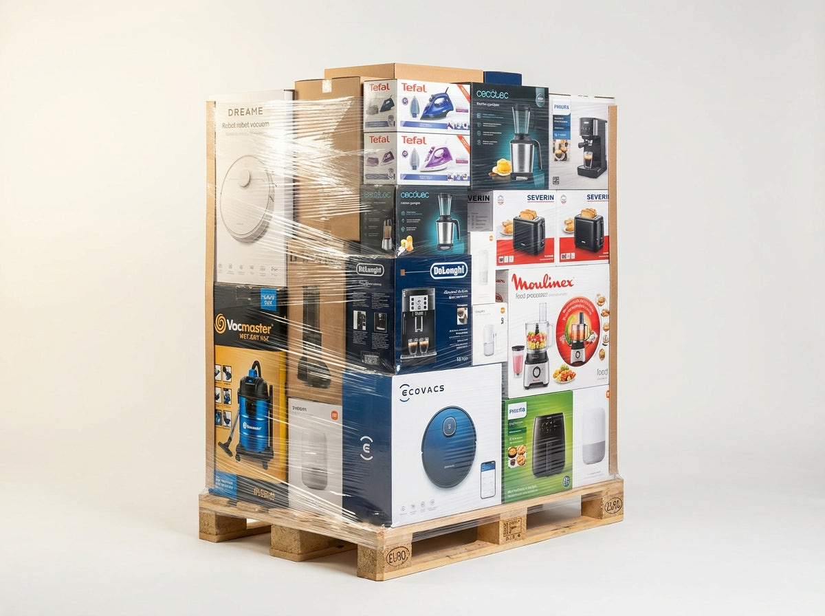 Paleta hurtowa AGD — DREAME, Vacmaster, Tefal, Cecotec, DeLonghi, Severin, Moulinex, ECOVACS, Philips Hauptbild