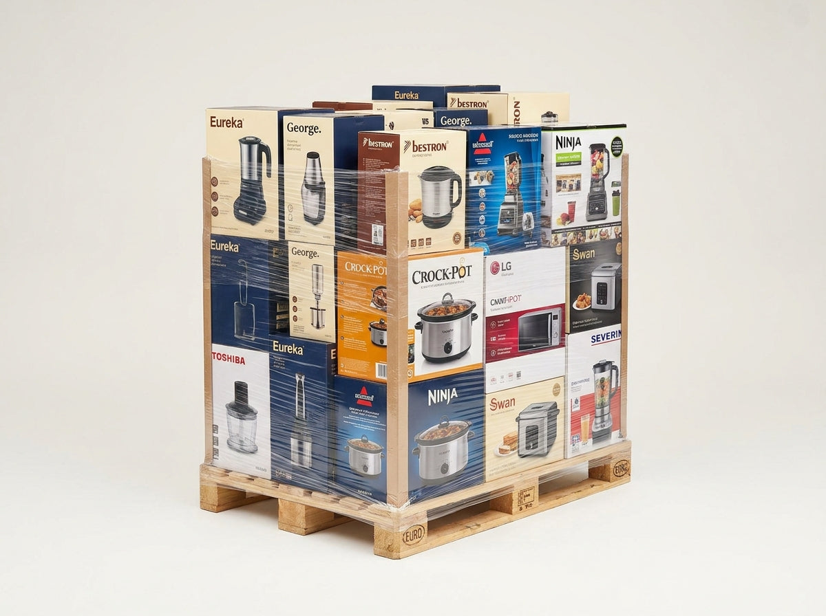 Paleta hurtowa AGD — Eureka, George, Bestron, BISSELL, Ninja, Toshiba, Crock, LG, Swan, Severin