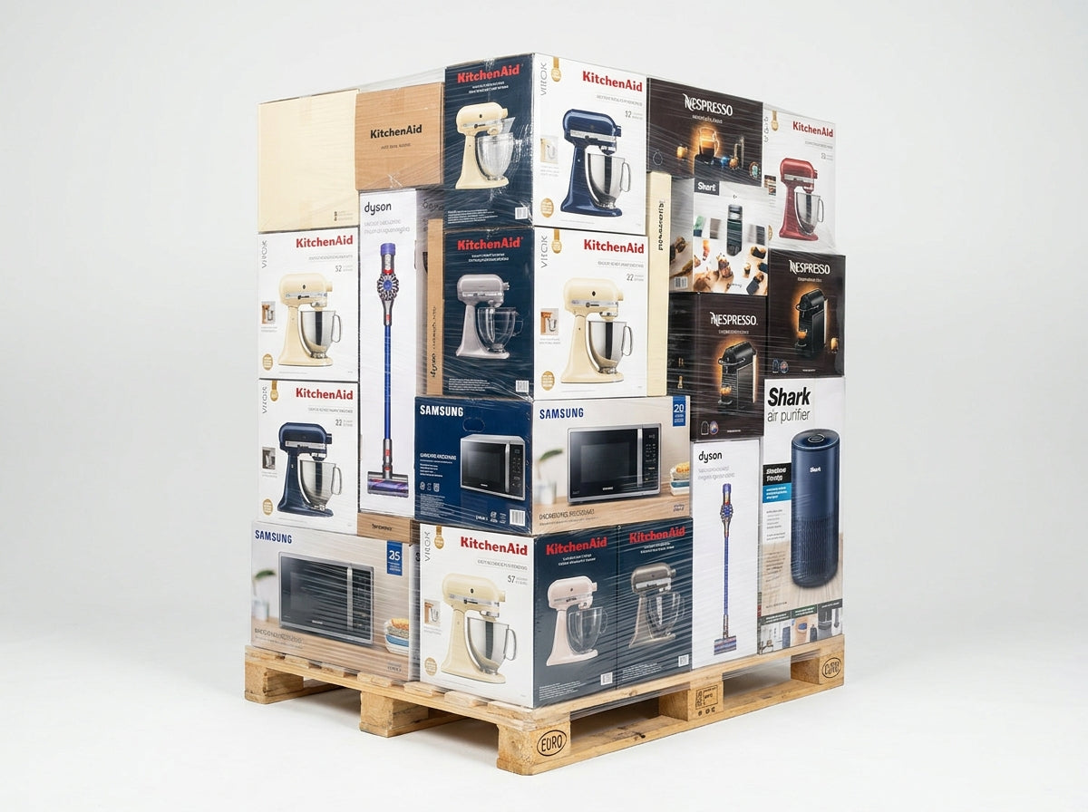 Paleta hurtowa AGD — assorted home and kitchen appliance brands