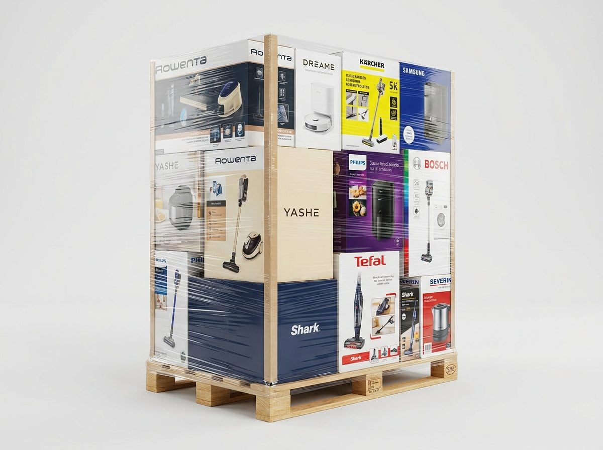 Paleta hurtowa AGD — Rowenta, DREAME, Karcher, Samsung, Philips, YASHE, Bosch, Tefal, Shark, Severin