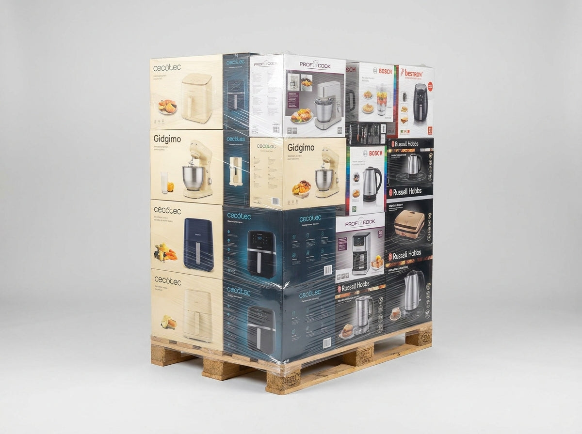 Paleta hurtowa AGD — Cecotec, Gidgimo, ProfiCook, Bosch, Russell Hobbs, Bestron