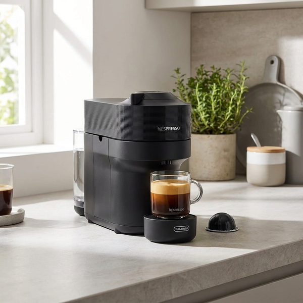 DeLonghi Nespresso Vertuo Pop ENV90.BAE — капсульна кавоварка з капучинатором