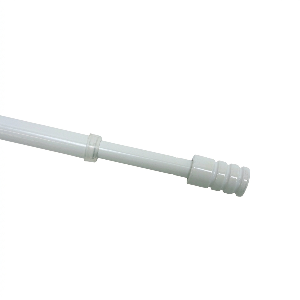 Gardinia Záclonová tyč kovová valcová 30762, Ø 10 mm, 80–110 cm, biela Sekundárny obrázok produktu
