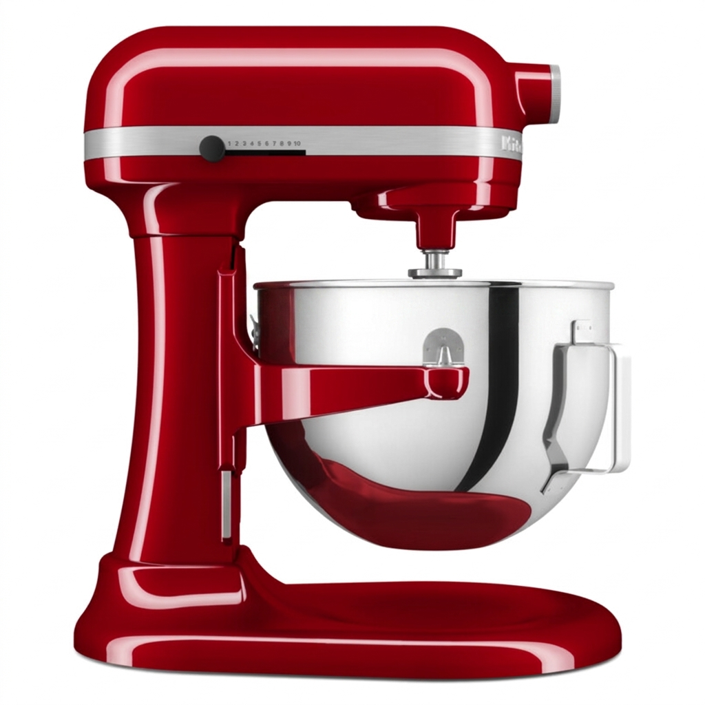 KitchenAid HEAVY DUTY 5KSM55SXXEER Planetaria met hefschaal, 5,2 liter, Imperial Red Hauptbild