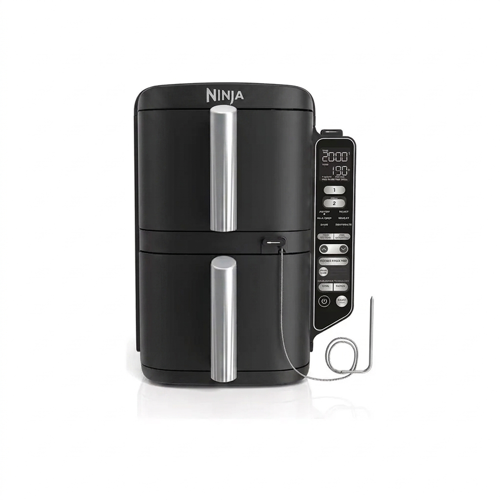 Ninja Double Stack XL Air Fryer 2 Compartiments Verticale, Compact, 4 Niveaux de Cuisson, Capacité de 9,5L, Air Fryer 6-