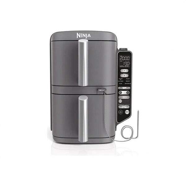 Ninja Double Stack XL Air Fryer 2 Compartiments Verticale, Compact, 4 Niveaux de Cuisson, Capacité de 9,5L, Air Fryer 6-