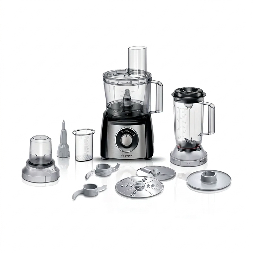 Bosch MultiTalent 3 MCM3501M – Robot de cuisine polyvalent avec plus de 50 fonctions – 800 W – Capacité de 2,3 L – Coule Main image