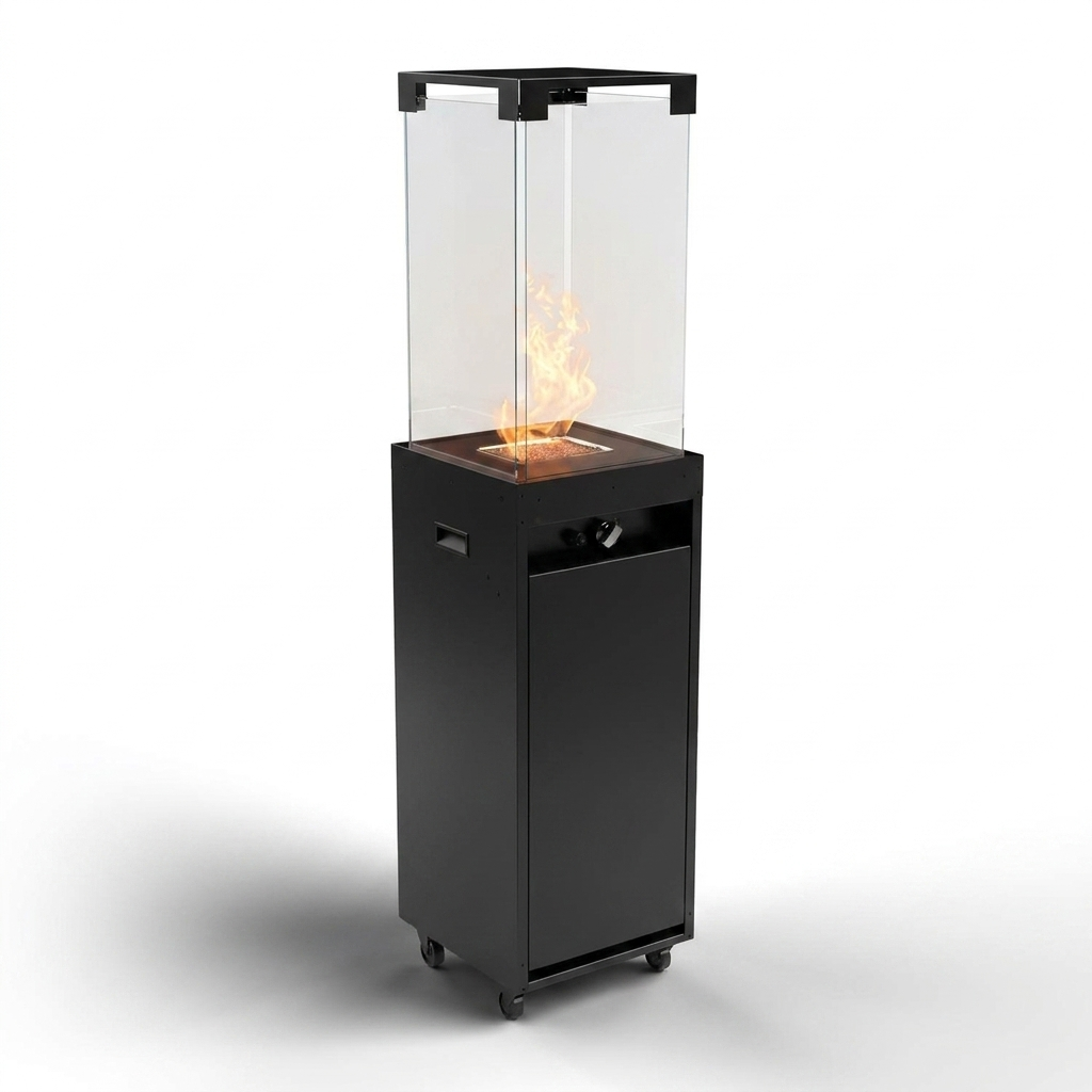 Planika Faro — outdoor gas heater, 8 kW, black Secondary image