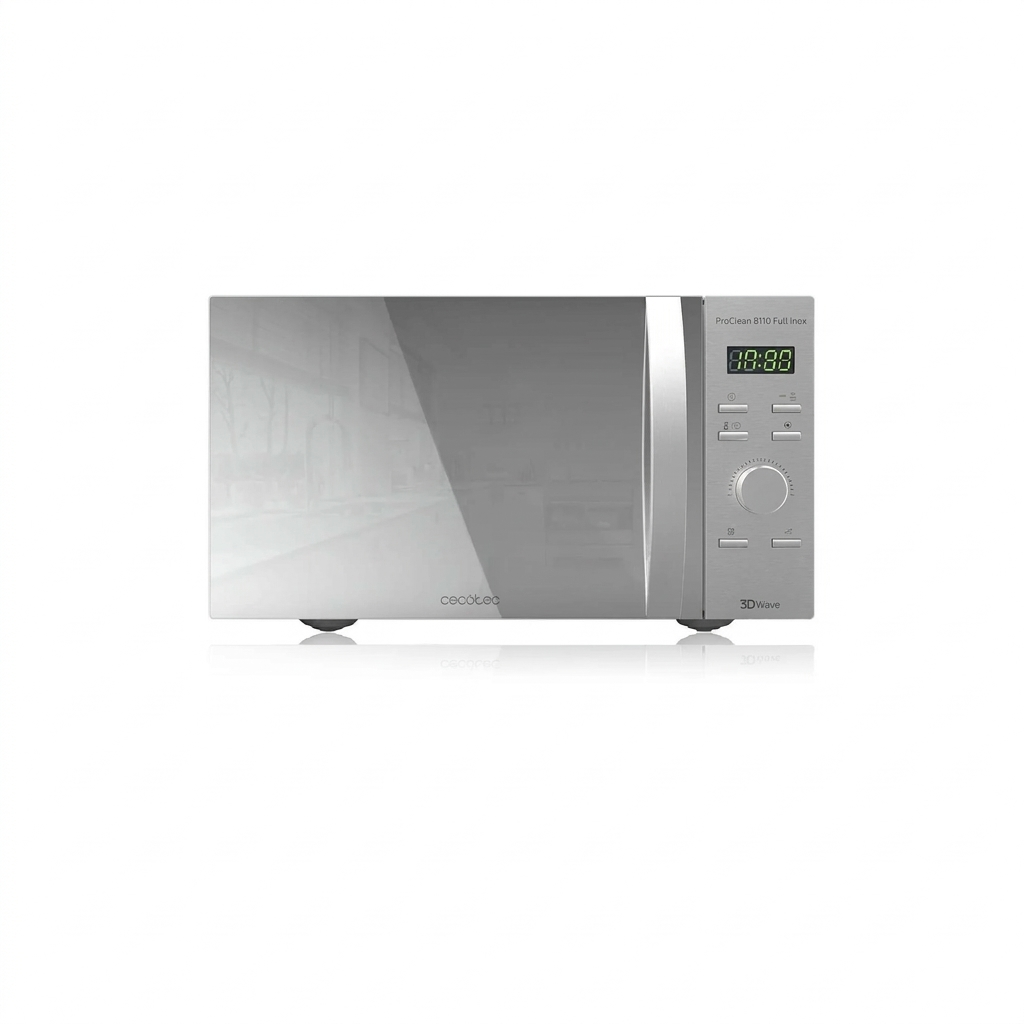Cecotec Micro-ondes avec Gril ProClean 8110 Gril 1000W, Capacité de 28L, Revêtement Ready2Clean, Affichage LED, 8 Progra