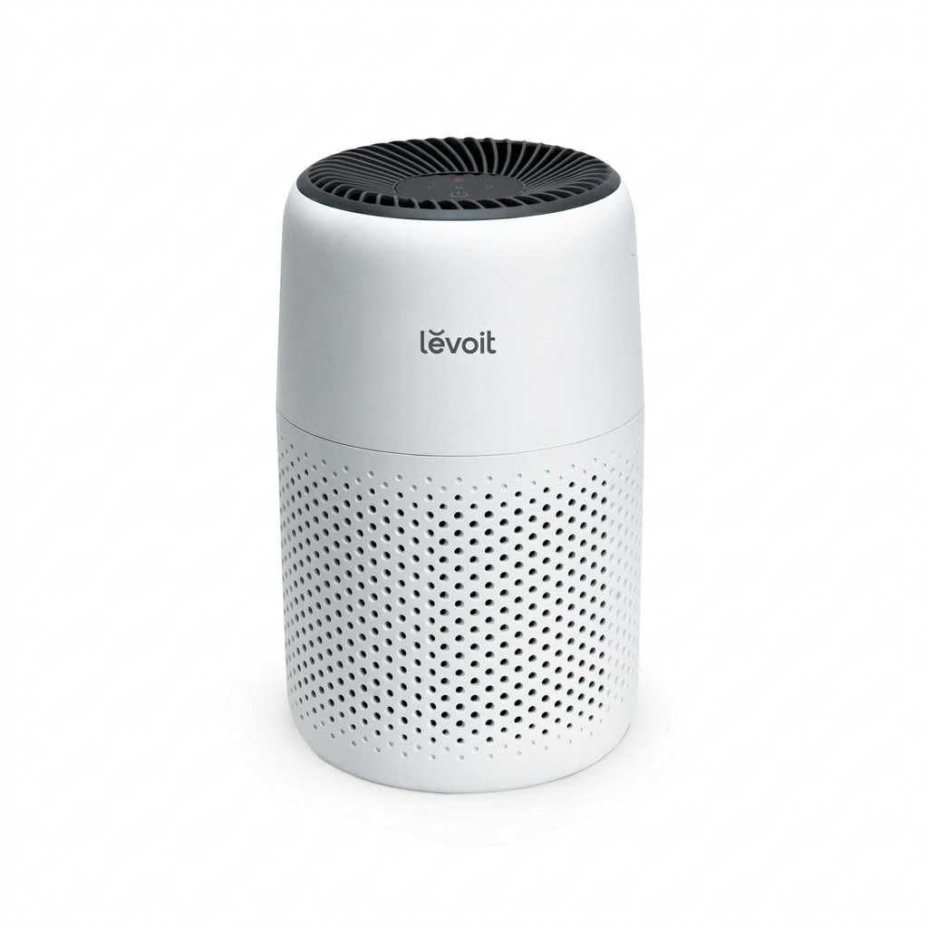 LEVOIT Purificatore d'Aria con Filtro HEPA, 7 Watt, Risparmio Energetico, 3 Velocità Contro Muffe, Polvere, Peli di Anim