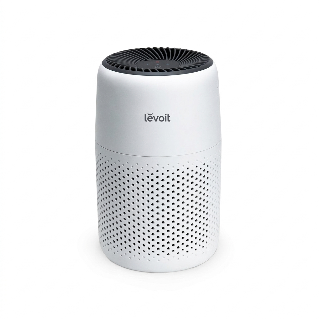 LEVOIT Purificatore d'Aria con Filtro HEPA, 7 Watt, Risparmio Energetico, 3 Velocità Contro Muffe, Polvere, Peli di Anim