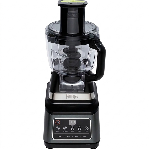 Ninja 3-in-1 Foodprocessor & Blender met 5 Automatische Programma's: Mengen, Max. Mengen, Hakken, Mixen, Pureren, 1,8L K