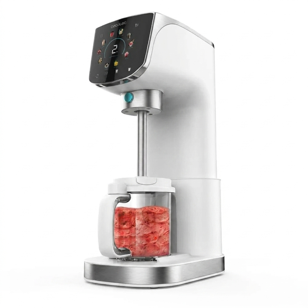 Cecotec Sorbetière Multifonction Machine à Glace Gelatec 2100. 500W, 11 Programmes de Glace et Boissons Granitées, Techn
