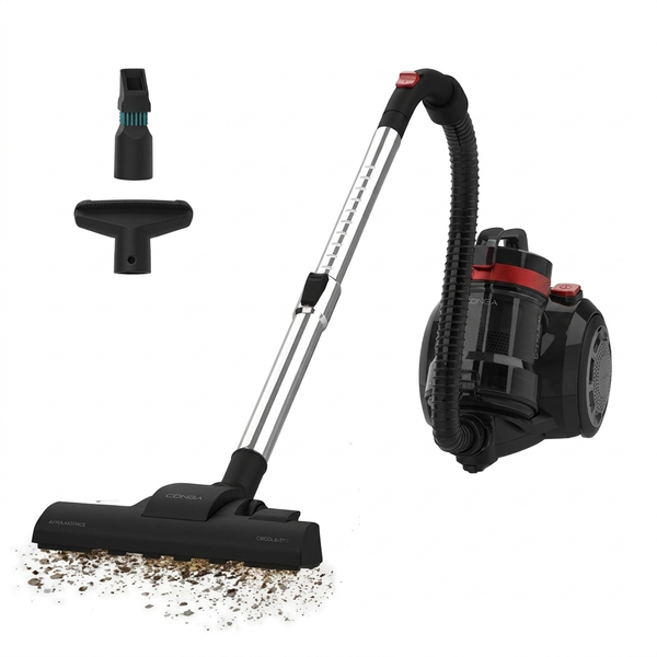 Cecotec Aspirateur Traîneau sans Sac Conga Rockstar Cyclonic Plus. 800W, Réservoir Grande Capacité 2L, Filtre HEPA, Incl