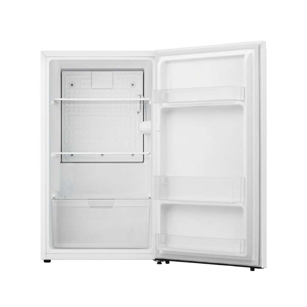 Gorenje R39EPW4 Tischkühlschrank/Freistehend/EEK E / 40dB / 92 Liter/Gemüsefach/LED Beleuchtung/Türanschlag wechselbar/H