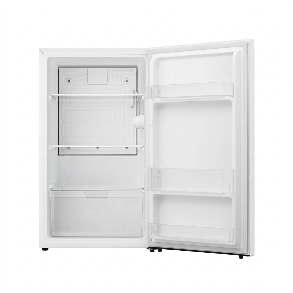 Gorenje R39EPW4 Tischkühlschrank/Freistehend/EEK E / 40dB / 92 Liter/Gemüsefach/LED Beleuchtung/Türanschlag wechselbar/H
