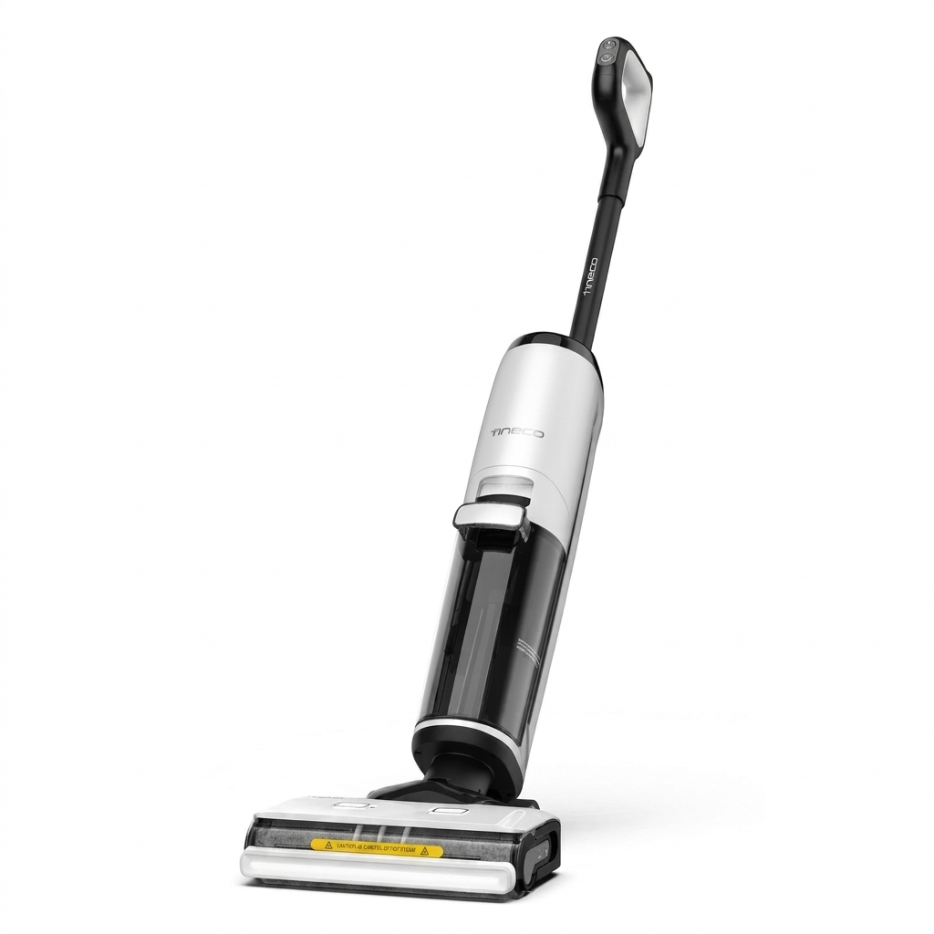 Tineco Floor ONE S7 Steam Schnurloser Dampfreiniger, Dampfmop für Verschmutzungen auf Hartböden mit Digitalanzeige, Selb