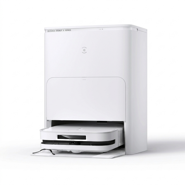 ECOVACS DEEBOT X5 Omni Saugroboter mit Wischfunktion, 12,800Pa Saugroboter, ZeroTangle Technologie, TruEdge™ Edge Moppin