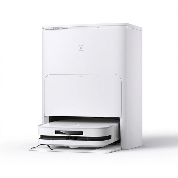 ECOVACS DEEBOT X5 Omni Saugroboter mit Wischfunktion, 12,800Pa Saugroboter, ZeroTangle Technologie, TruEdge™ Edge Moppin