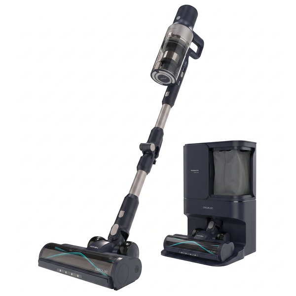 Cecotec Aspiradora Escoba Sin Cable Conga Rockstar 5500 Hurricane Station Flex, MAX 220 AW, 700 W, Base de Aut