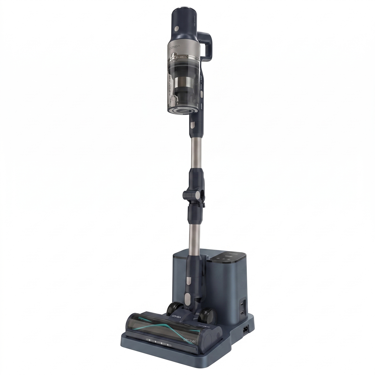 Cecotec Aspiradora Escoba Sin Cable Conga Rockstar 5500 Hurricane Station Flex, MAX 220 AW, 700 W, Base de Aut Main image