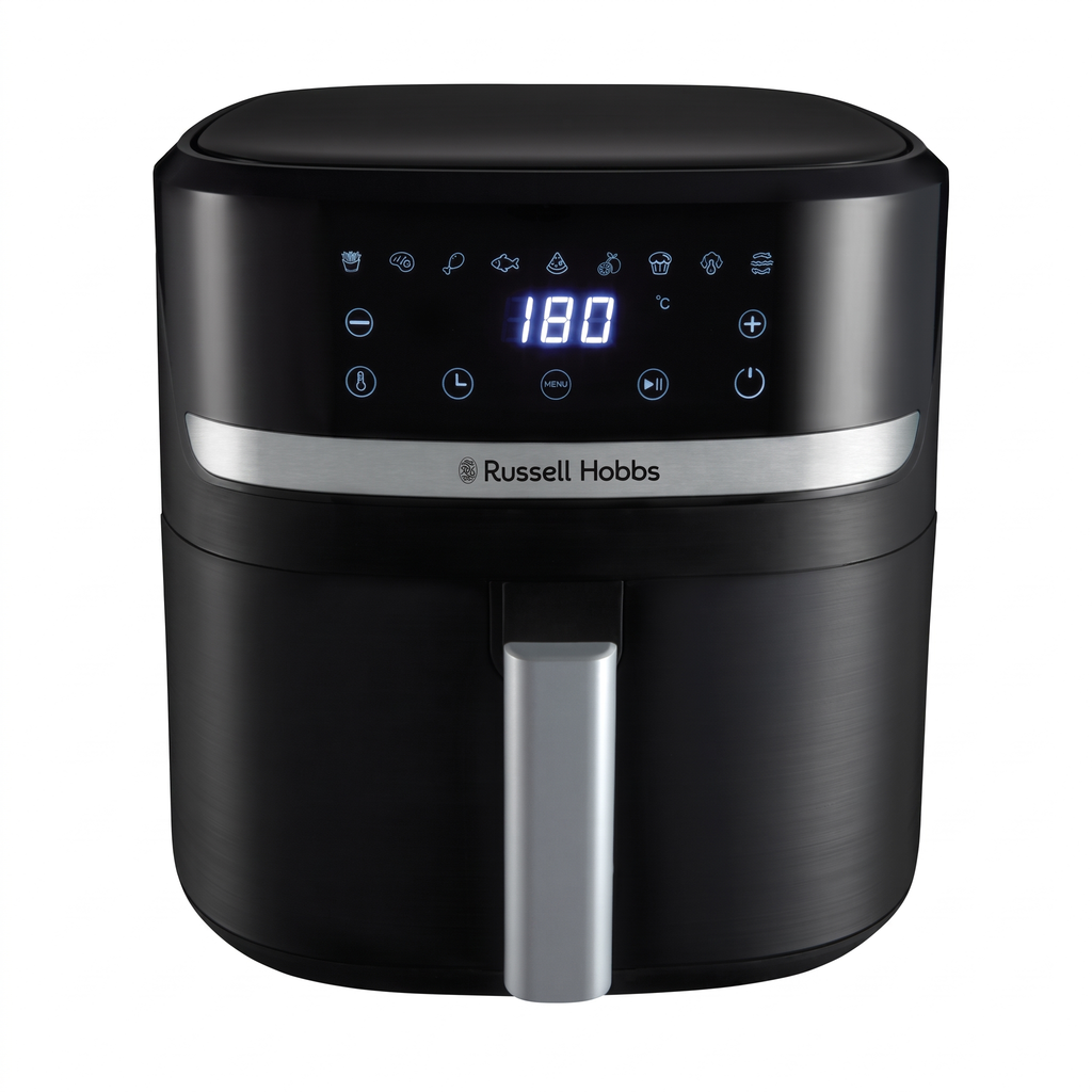 Russell Hobbs Heißluftfritteuse XXL 8,3L Rapid AirFryer \[kompaktes Gehäuse, sehr leise, Pizza Ø 26cm\] SatisF