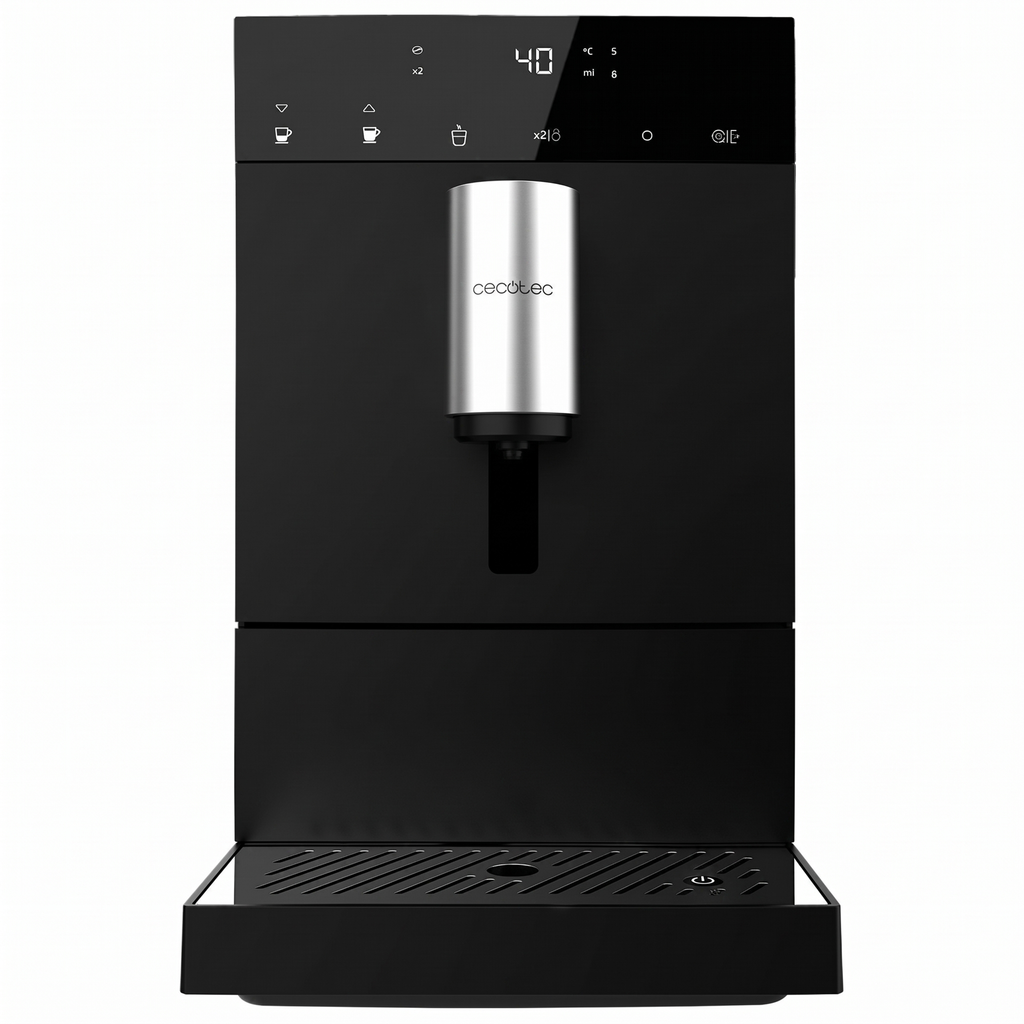 Cecotec Machine a Cafe Grain Cremmaet Compact. 19 barres, Système Thermoblock, Grains de café fraîchement moul