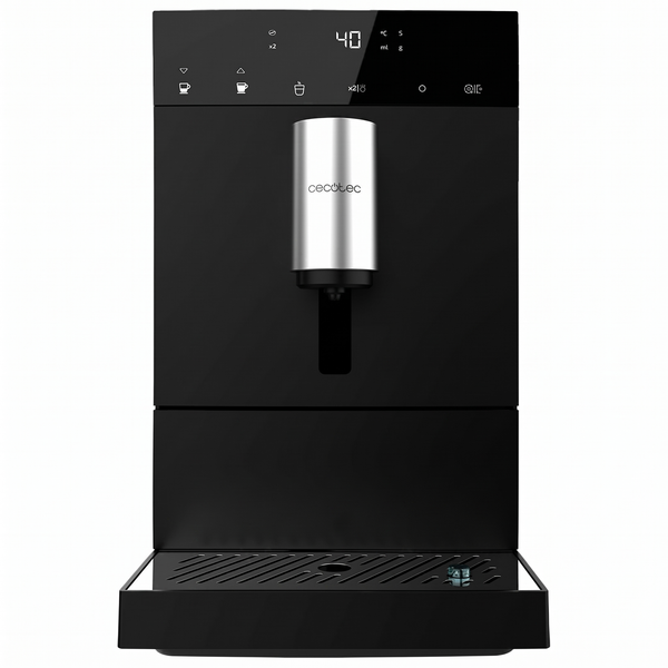 Cecotec Machine a Cafe Grain Cremmaet Compact. 19 barres, Système Thermoblock, Grains de café fraîchement moul