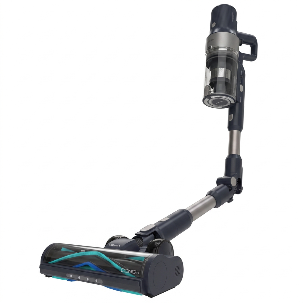 Cecotec Aspiradora Escoba Sin Cable Conga Rockstar 5500 Hurricane Station Flex, MAX 220 AW, 700 W, Base de Aut