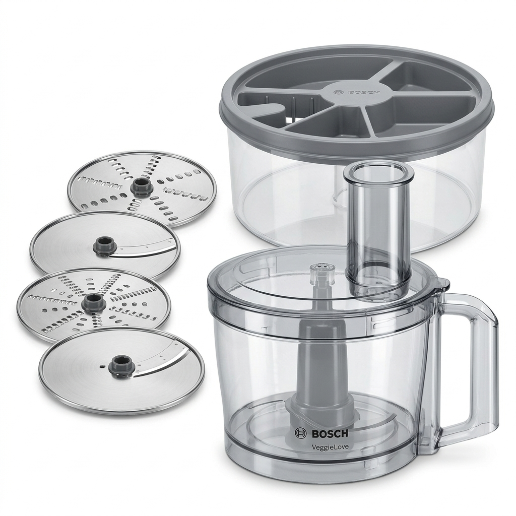 Bosch MUZ5VL1 VeggieLove-Set Food Processor Attachment Set Secondary image